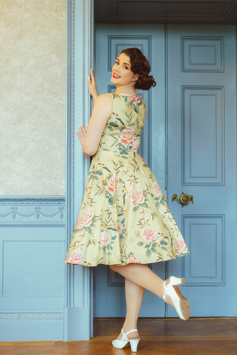 Hana Rose Swing Dress in Extended Sizing